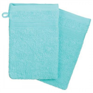 Gant Toilettes x 2 bleu aqua