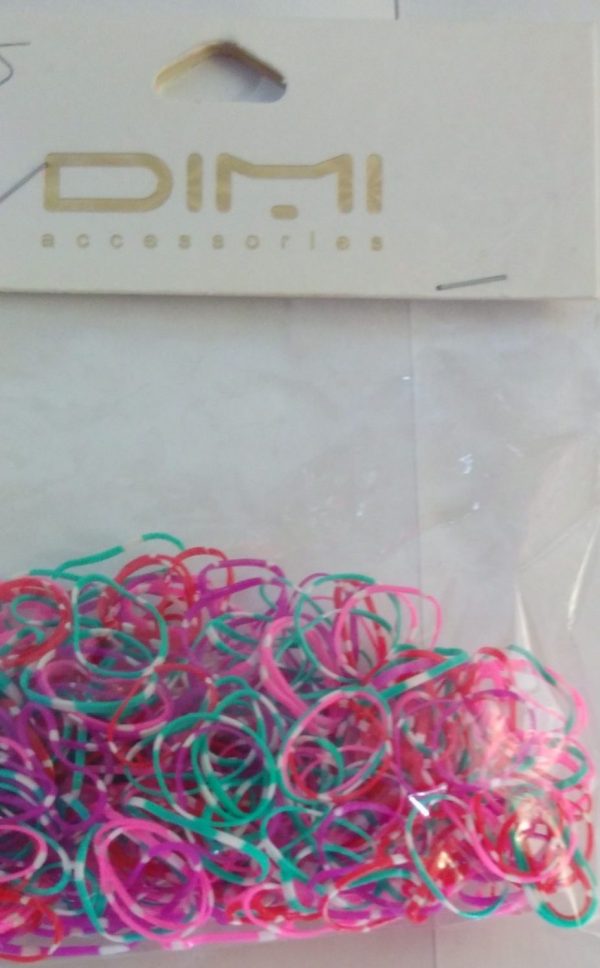 Mini élastiques multicolor