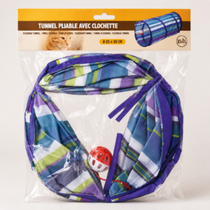 Tunnel pliable pour chat