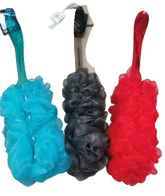 Brosse fleur de bain avec manche