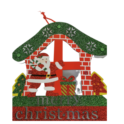 Maison avec le Pére Noël led