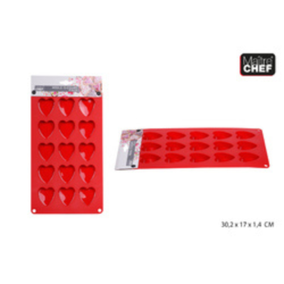 Moule Silicone 15 Coeurs