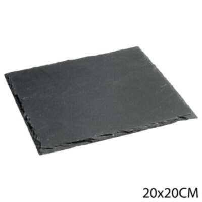 Assiette Ardoise 20 x 20
