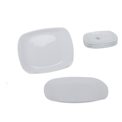 Assiette rectangulaire