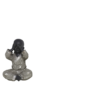 Bouddha les mains dans les yeux