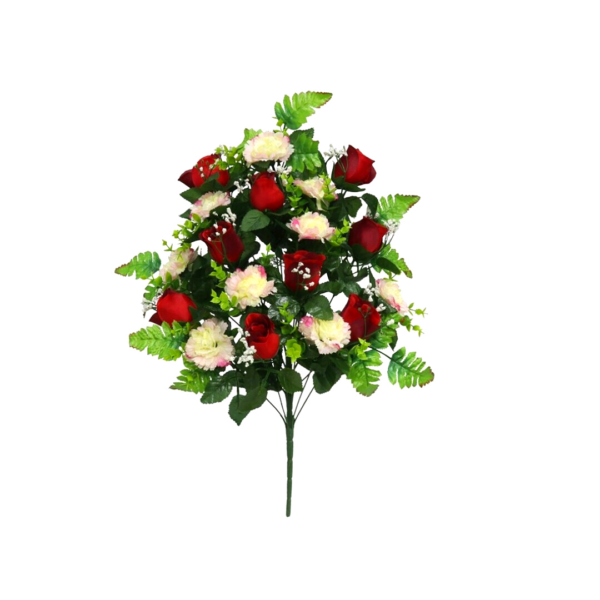 Bouquet clavel et roses
