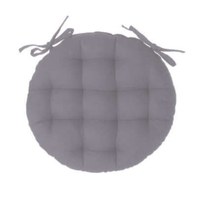 Galette Chaise Ronde Gris