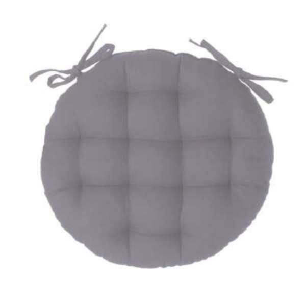 Galette Chaise Ronde Gris