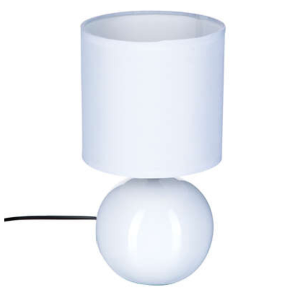 Lampe Boule Céramique Blanche