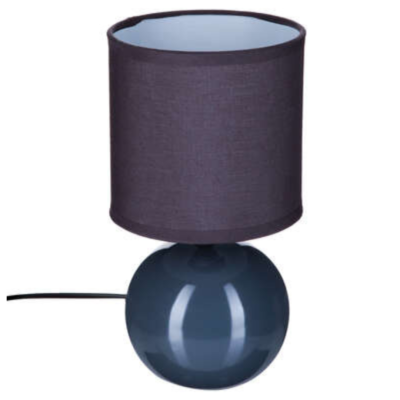 Lampe Boule Céramique Gris