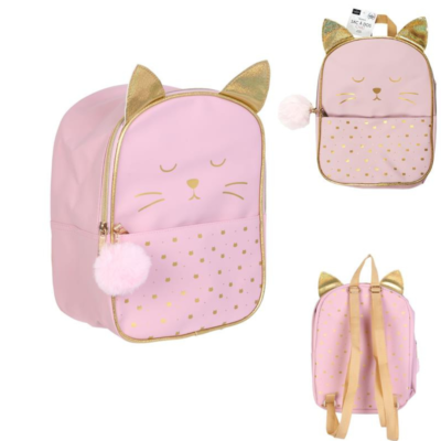 Sac à Dos Chat Rose