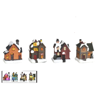 Maison Noël lumineuse