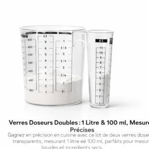 Verre doseur double