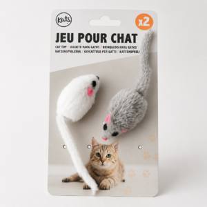 Souris x 2 jeu pour chat