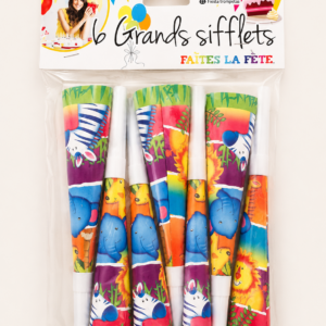 lot de 6 grands sifflets
