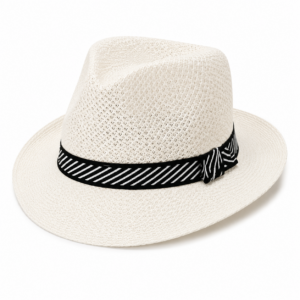 Chapeau blanc cassé